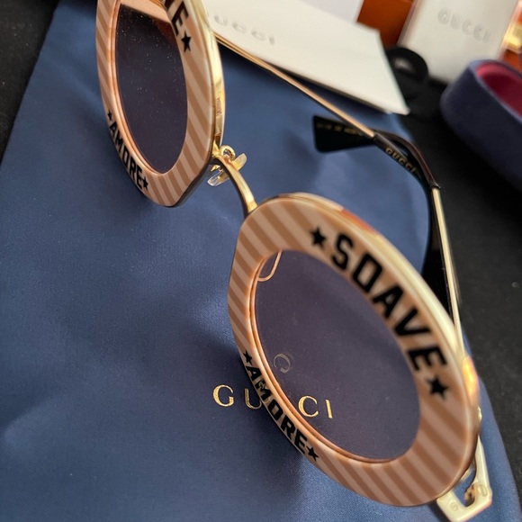 Gucci unisex round sunglasses - Picture 10 of 16